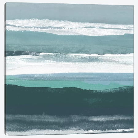 Teal Sea II Canvas Print #ROB39} by Rob Delamater Canvas Artwork