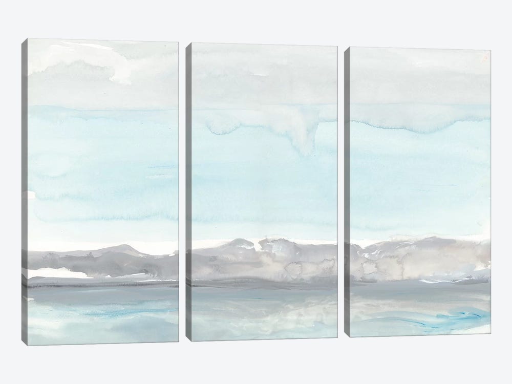 Grey Horizon  by Rob Delamater 3-piece Canvas Art Print