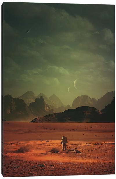 In Order To Understand The World Canvas Art Print - Space Exploration Art