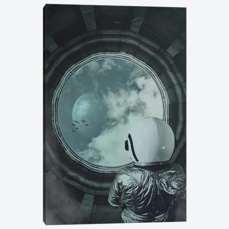Bystander Canvas Print #ROH10} by Rob Hakemo Canvas Art