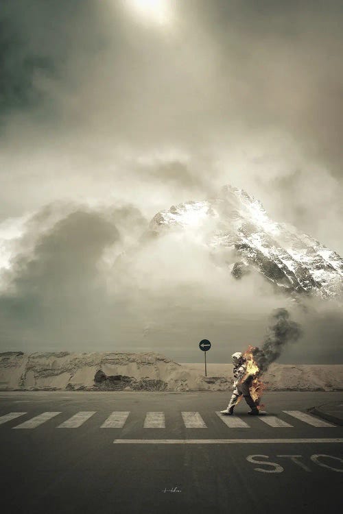 Crossfire. by Rob Hakemo wall art