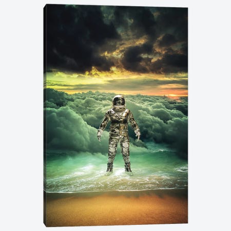 We All Should Rise Canvas Print #ROH166} by Rob Hakemo Art Print