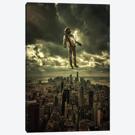 Rise Up When You Fall Canvas Print #ROH183} by Rob Hakemo Canvas Artwork