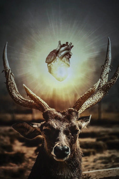 The Door Of Her Heart by Rob Hakemo wall art