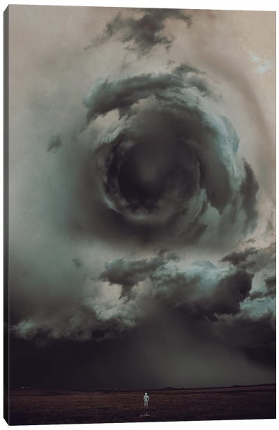 There Is Peace Even In The Storm Canvas Art Print - Rob Hakemo