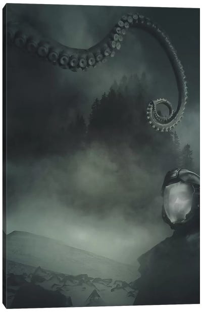Something Wicked.. Canvas Art Print - Octopus Art
