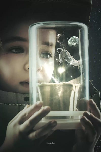 Kids Astronomy & Space Art: Childhood Dreams by Rob Hakemo