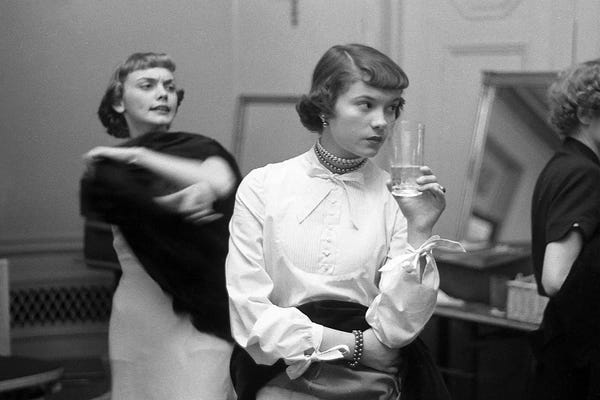 Historical Fashion: Charles James Story Models (NYC, 1949) by Ruth Orkin