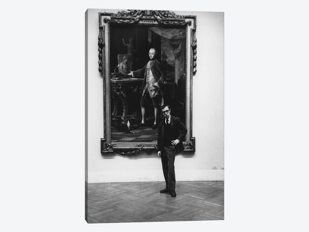 Woody Allen At The Met (NYC, 1963) 1-piece Canvas Print