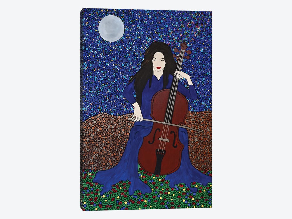 The Celloist by Rachel Olynuk 1-piece Canvas Print