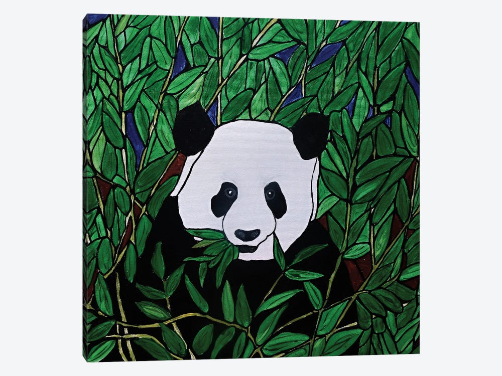 Panda Bear by Rachel Olynuk 1-piece Canvas Print