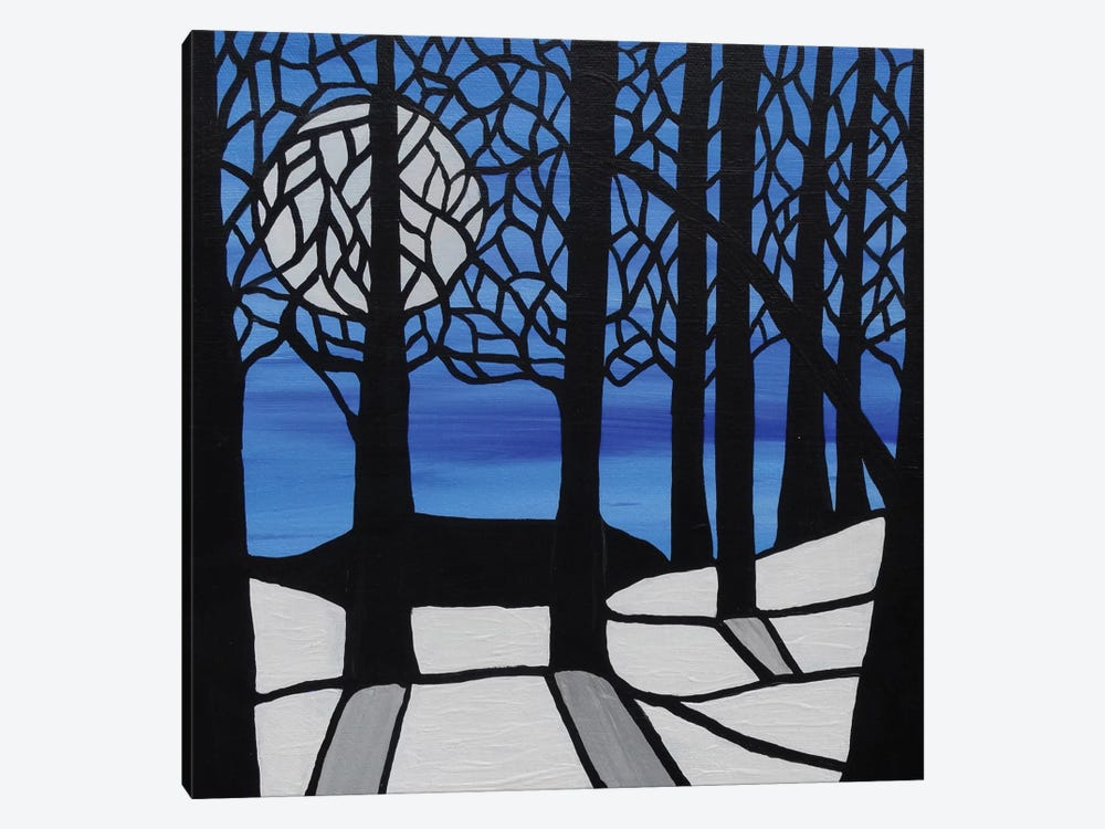Cool Winters Night by Rachel Olynuk 1-piece Canvas Art