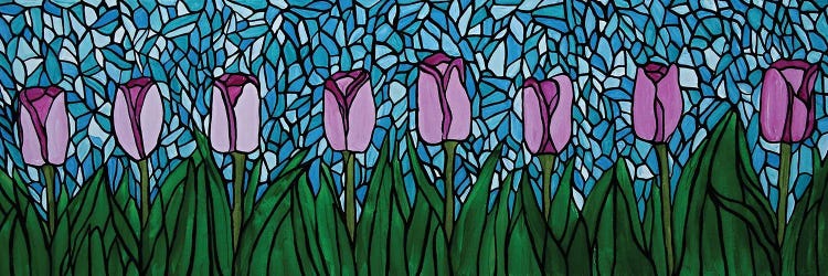 The Little Tulip Garden by Rachel Olynuk wall art