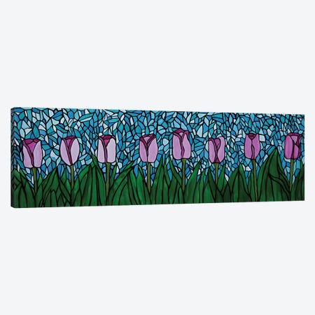 The Little Tulip Garden Canvas Print #ROL123} by Rachel Olynuk Canvas Print