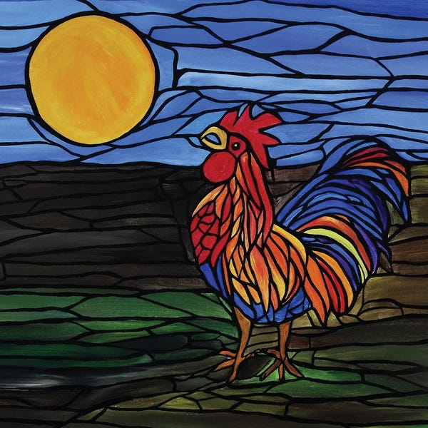 Rachel Olynuk: Fancy Rooster by Rachel Olynuk