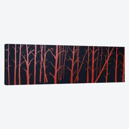 Burnt Sienna Trees Canvas Print #ROL130} by Rachel Olynuk Canvas Artwork