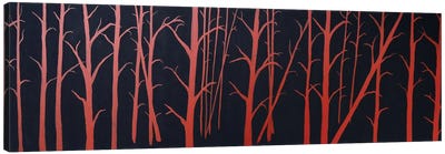 Burnt Sienna Trees Canvas Art Print - Rachel Olynuk