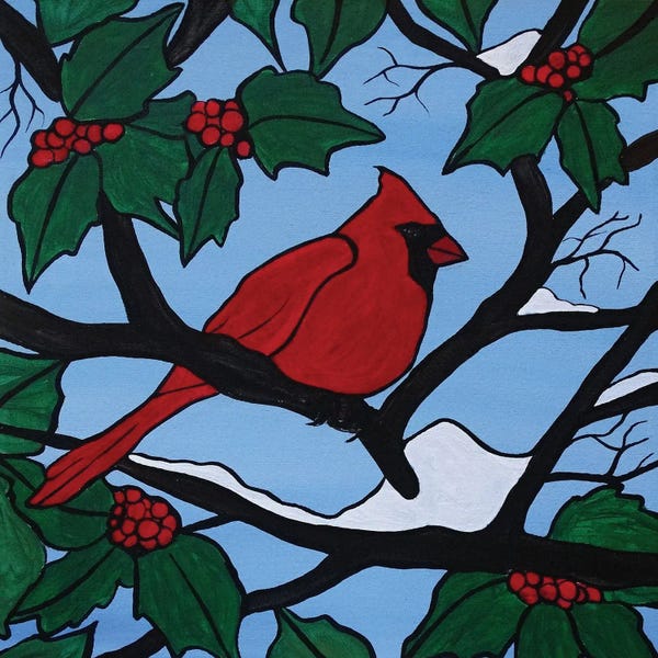 Cardinals: Red Bird by Rachel Olynuk