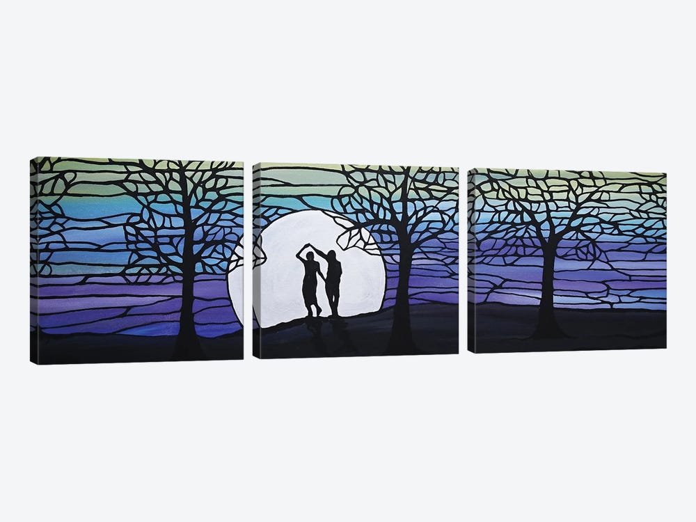 Moonlit Dance by Rachel Olynuk 3-piece Canvas Wall Art