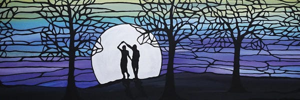 Romantic Bedroom (Couples): Moonlit Dance by Rachel Olynuk