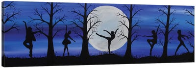 Dance By The Light Of The Moon Canvas Art Print - Rachel Olynuk