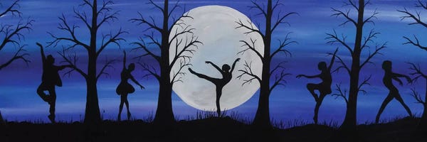 Night Sky: Dance By The Light Of The Moon by Rachel Olynuk