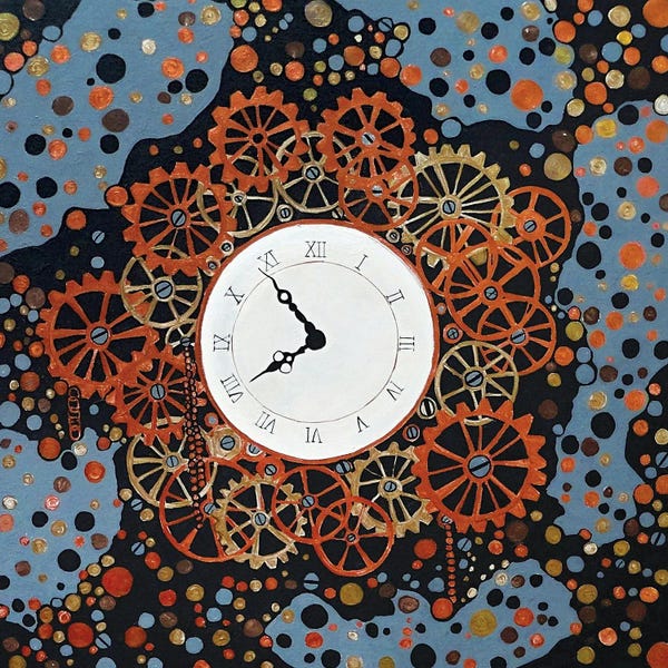 Clock Man's Table