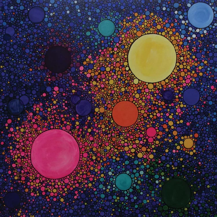 Genesis Of Color by Rachel Olynuk canvas print