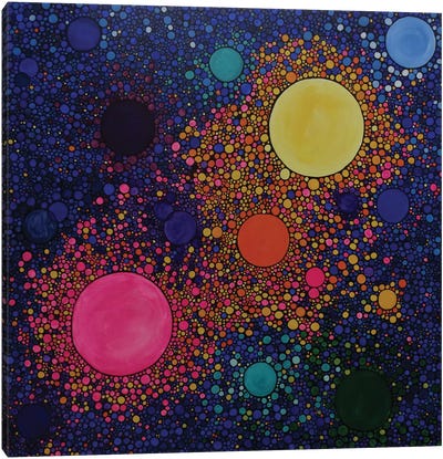 Genesis Of Color Canvas Art Print - Rachel Olynuk