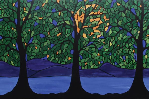 Mosaic Landscapes: Jubilant Forest by Rachel Olynuk