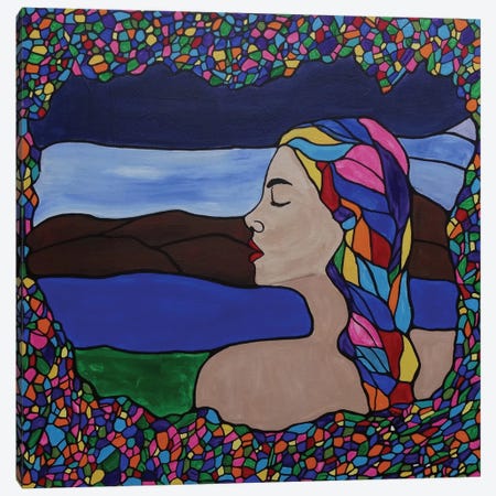 Just Breathe Canvas Print #ROL21} by Rachel Olynuk Canvas Print