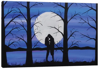 Late Summer Romance Canvas Art Print - Romantic Bedroom Art