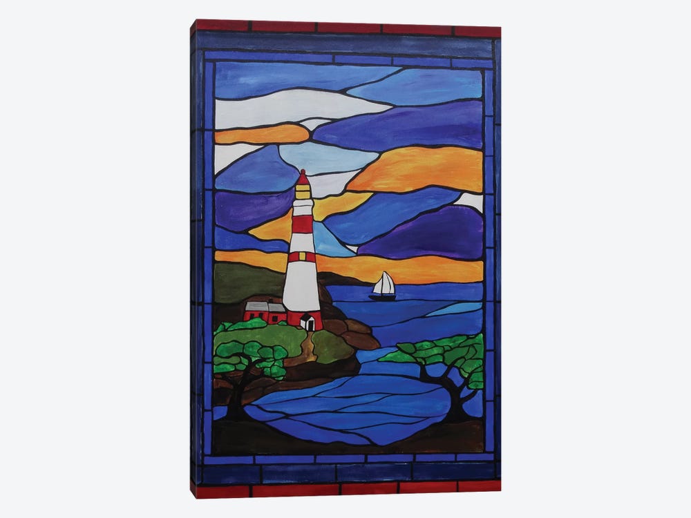 Lighthouse by Rachel Olynuk 1-piece Canvas Art