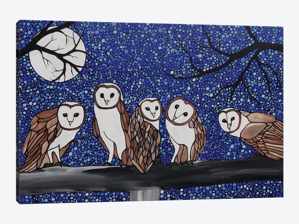 Little Barn Owls by Rachel Olynuk 1-piece Art Print