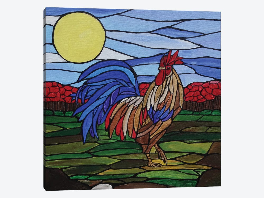 Little Rooster by Rachel Olynuk 1-piece Canvas Art