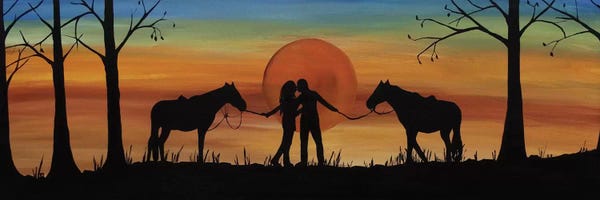 Romantic Bedroom (Couples): Octobers Kiss by Rachel Olynuk