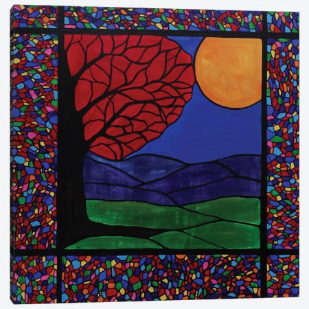 Reflections Of Autumn Canvas Print #ROL37} by Rachel Olynuk Canvas Print