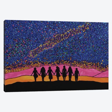 Soul Sisters Canvas Print #ROL41} by Rachel Olynuk Canvas Print