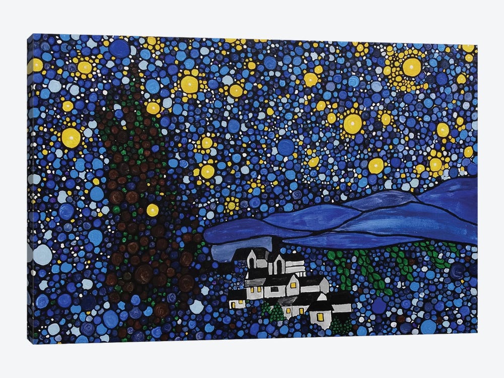 Starry Night by Rachel Olynuk 1-piece Canvas Wall Art