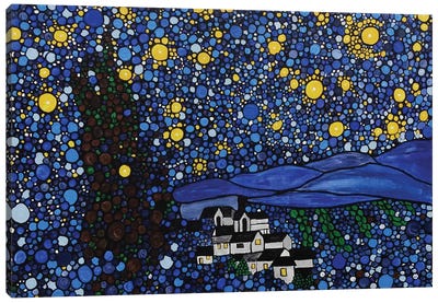 Starry Night Canvas Art Print - Rachel Olynuk