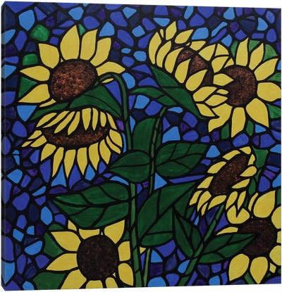 Sunflower Saturday Canvas Art Print - Rachel Olynuk