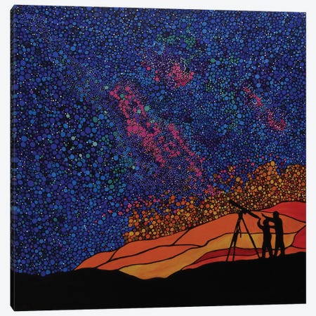 The Stargazers Dream Canvas Print #ROL44} by Rachel Olynuk Canvas Art