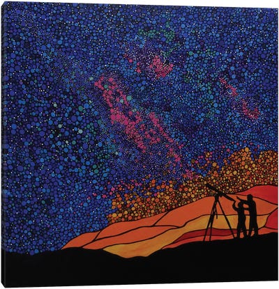 The Stargazers Dream Canvas Art Print - Rachel Olynuk