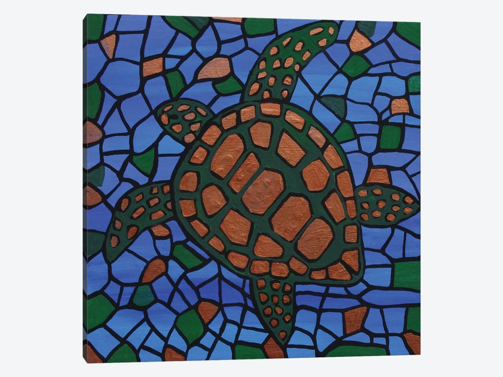 Turtle by Rachel Olynuk 1-piece Canvas Art Print