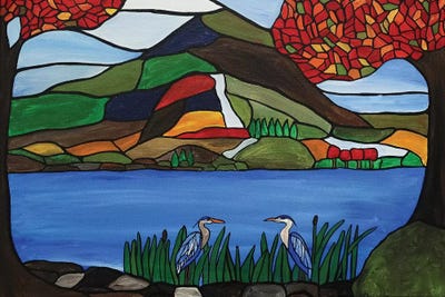 Autumn Mosaic by Rachel Olynuk art print