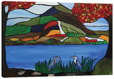 Autumn Mosaic Canvas Art Print - Rachel Olynuk