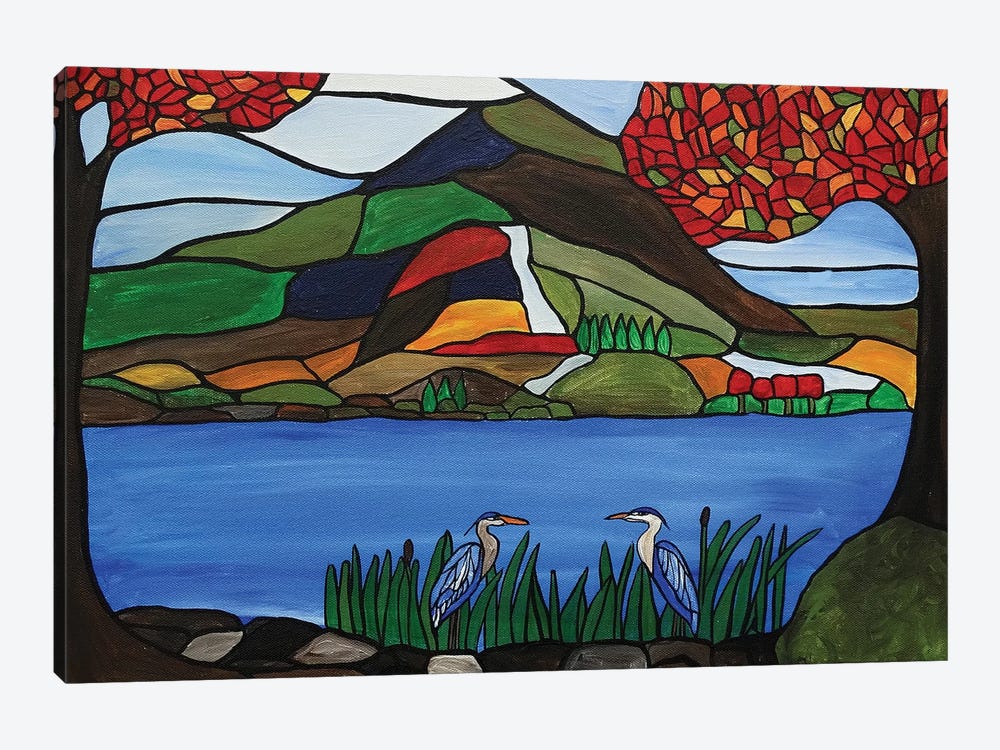 Autumn Mosaic by Rachel Olynuk 1-piece Canvas Artwork
