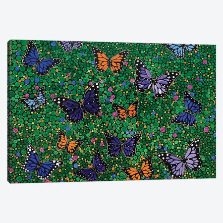 Butterfly Garden Canvas Print #ROL50} by Rachel Olynuk Canvas Artwork