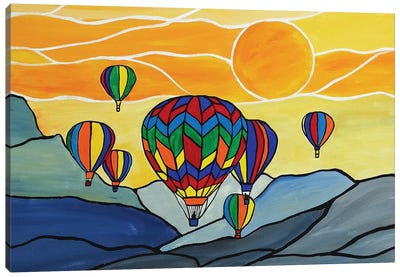 Hot Air Balloons Canvas Art Print - Rachel Olynuk