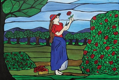 Ruby Red Roses by Rachel Olynuk art print